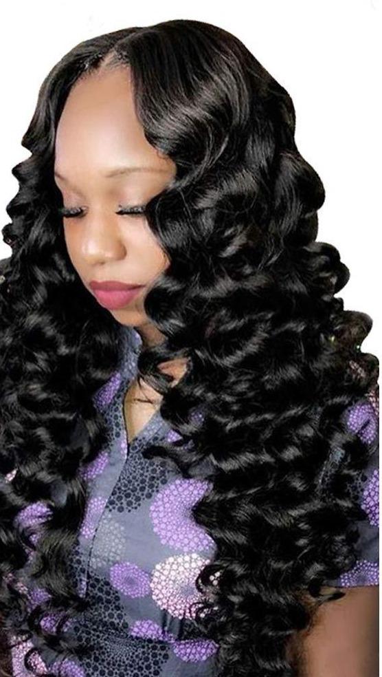 BeuMAX 10A Grade 3/4 Loose Wave Bundles Peruvian Human Hair Extensions